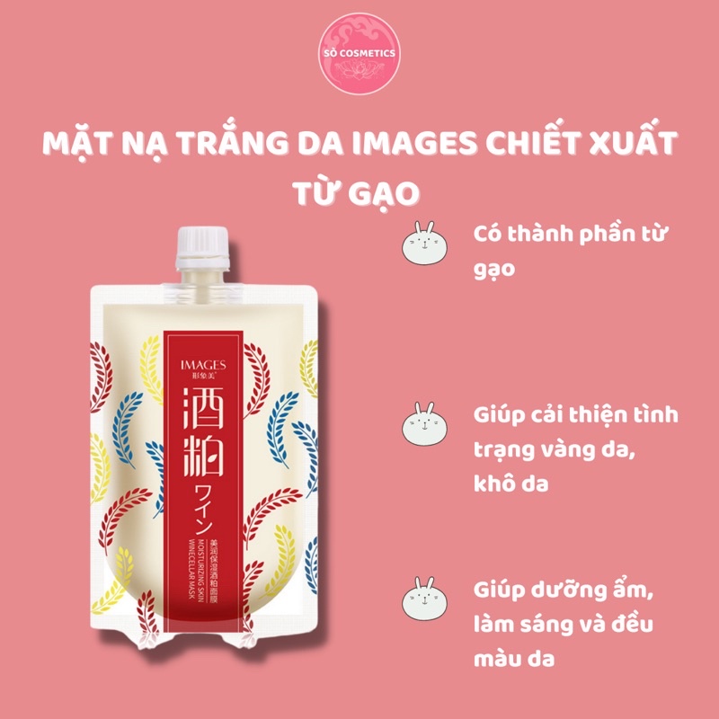 Images Whitening Mask Fermented Rice Extract 170g | Shopee Malaysia