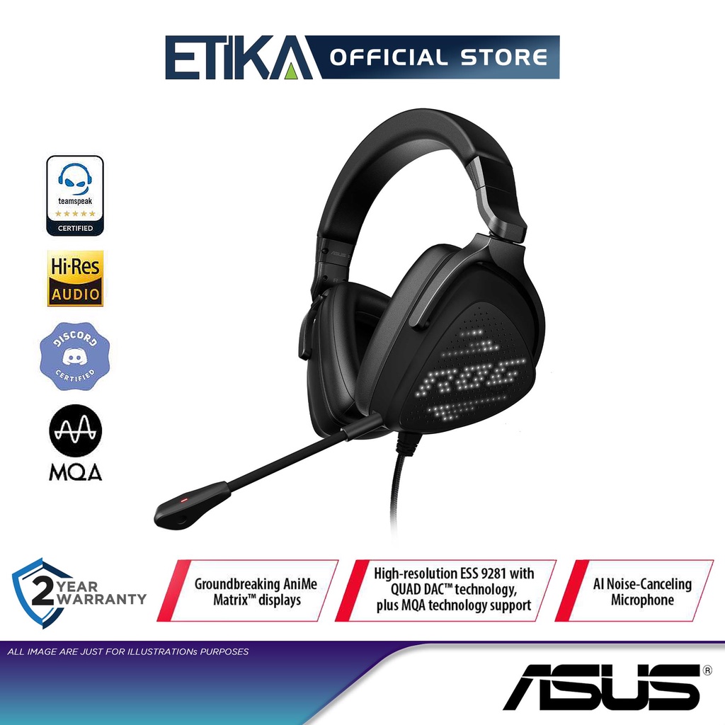 ASUS ROG Delta S Wireless / Bluetooth Gaming Headphones W/ Noise Cancelling  Mic