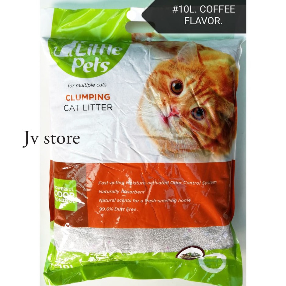 (2xPacks) Little Pets Clumping Cat Litter Sand 10Litre Coffee Shopee