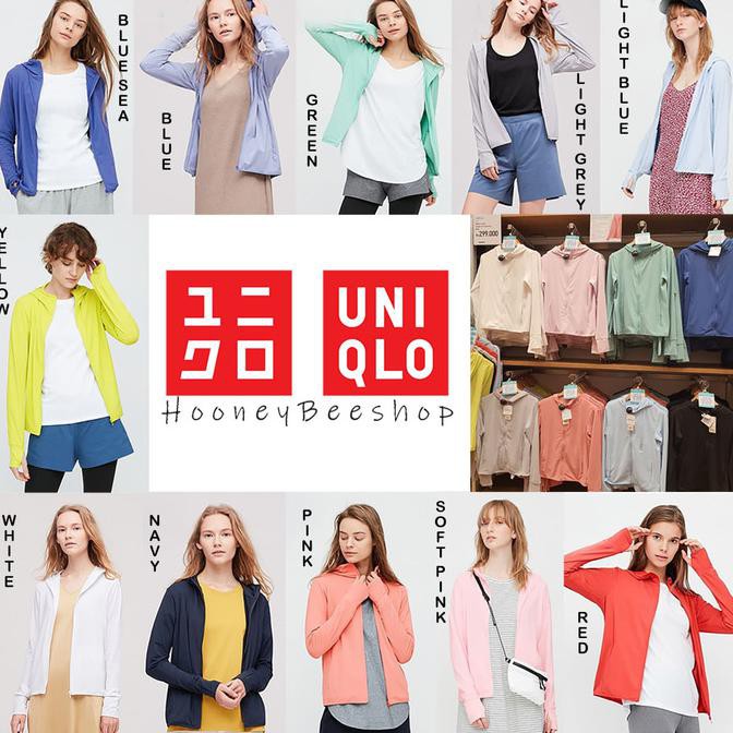 Original Uniqlo - Women Airism Jacket Women Uv Protection Mesh Hoodie  Lowienjan24