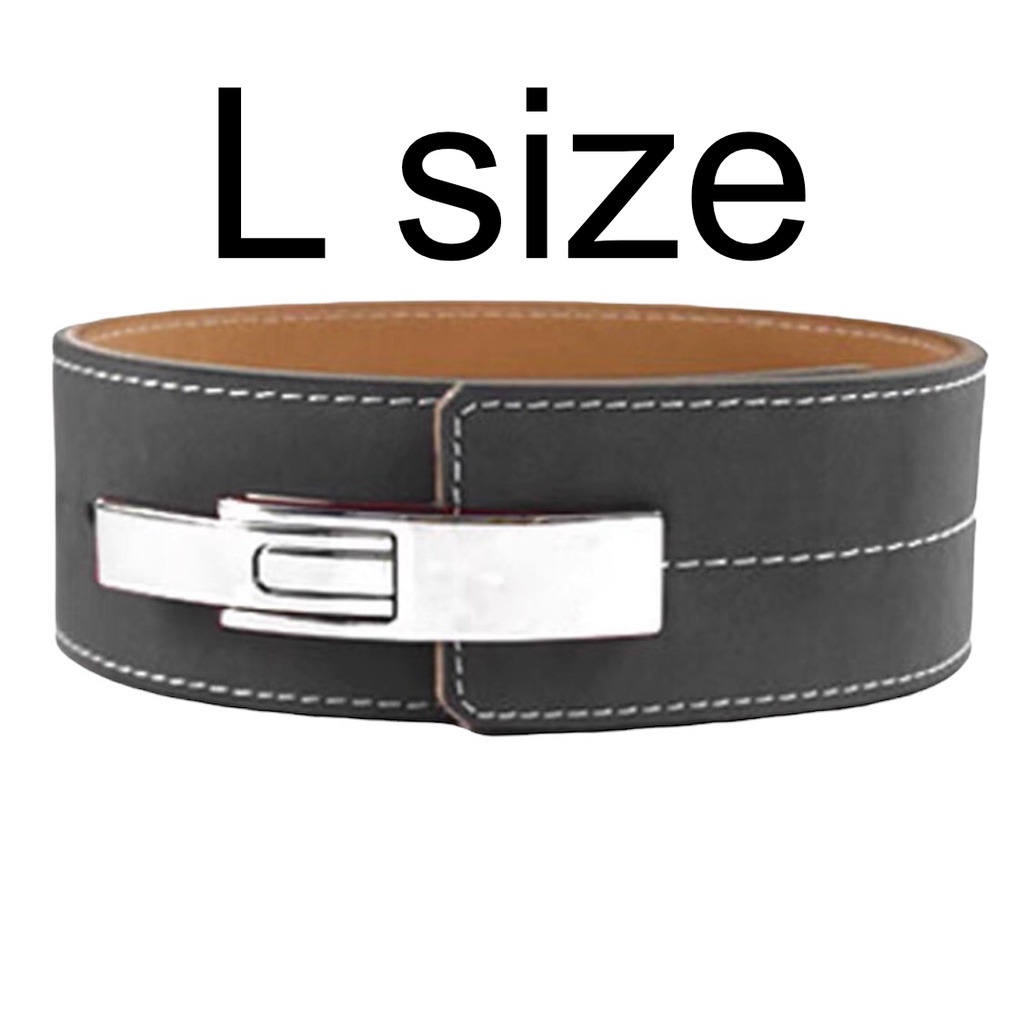 [READY STOCK] Powerlifting 10mm Stiff Leather Lever Belt Strongman