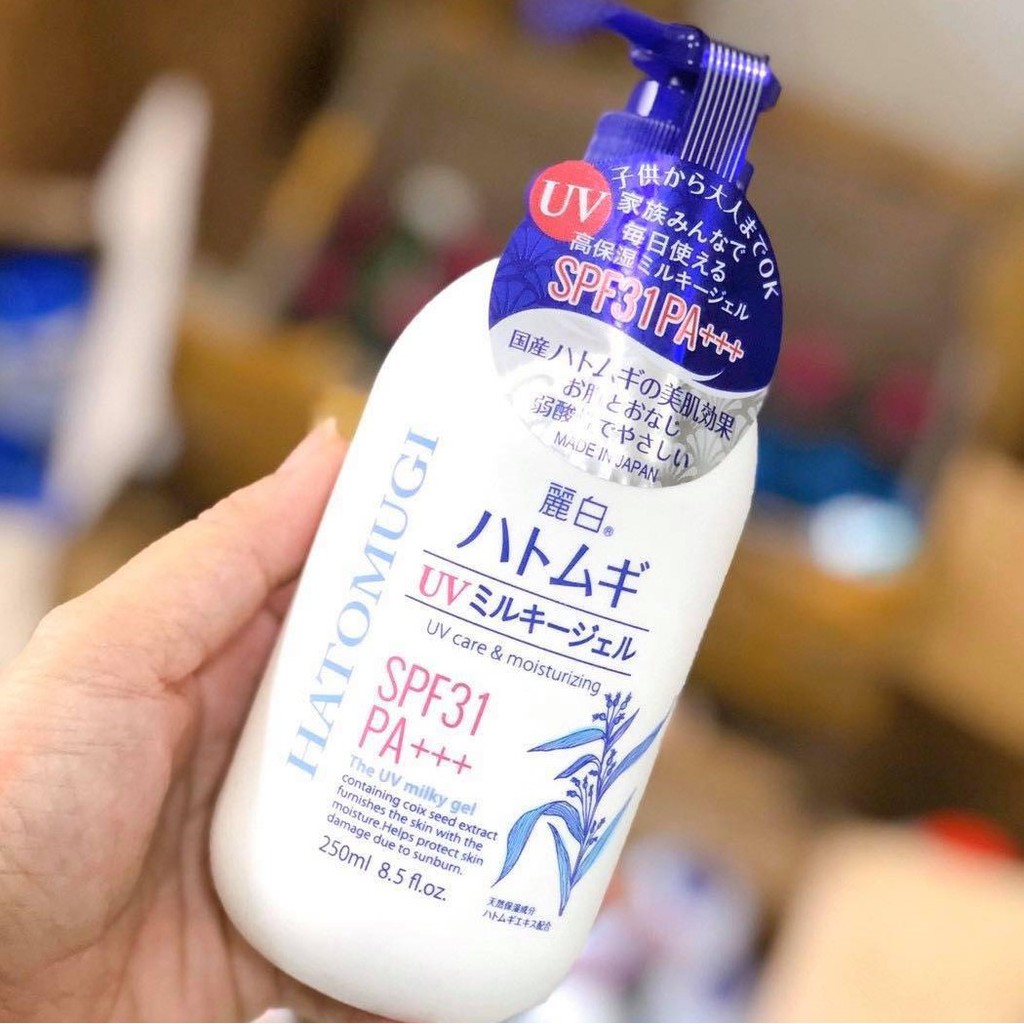 Japanese Hatomugi whitening body lotion SPF31 PA Shopee Malaysia