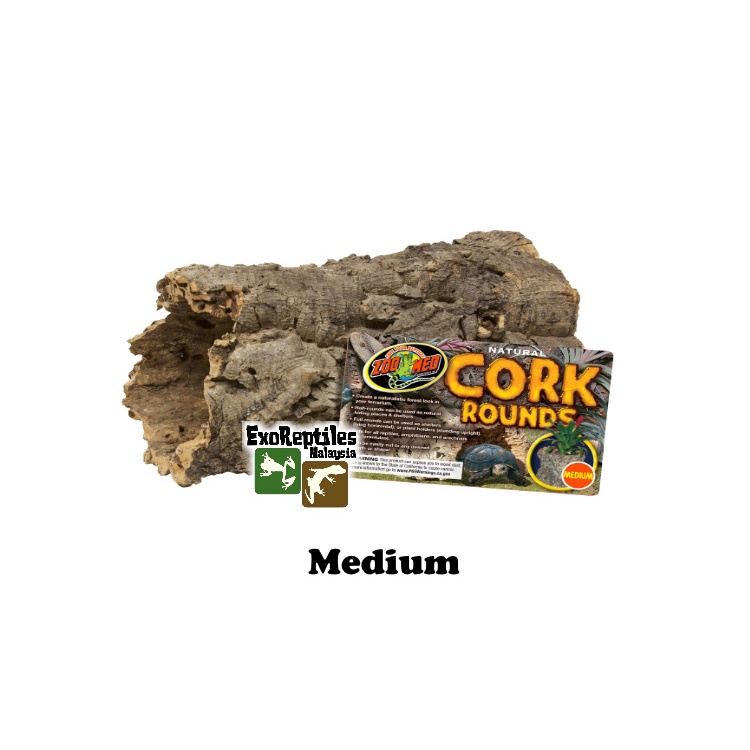 thumbnail image 2 of Zoo-Med Natural Cork Rounds (Small) - Portugal Cork Bark For Reptile Terrariums 2 of 6