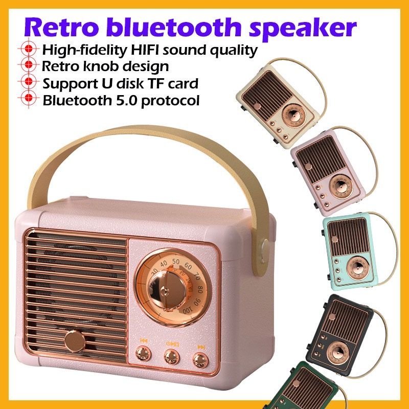 🇲🇾 HM11 Gen 2 Retro Bluetooth Speaker Portable Speaker Radio Mini ...