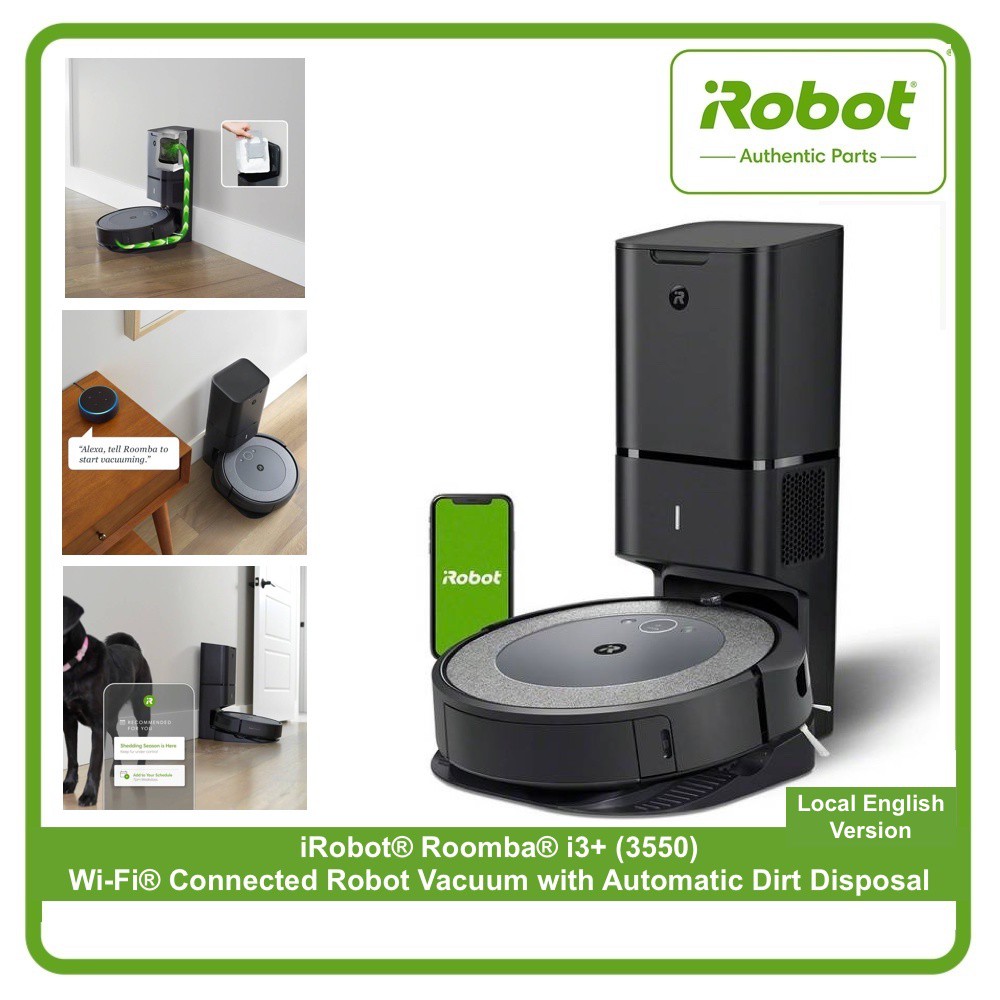iRobot Roomba i3 (3150) Wi-Fi Connected Robot Vacuum | Shopee Malaysia