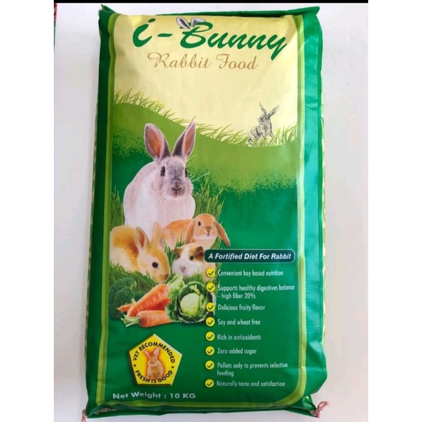 i-Bunny Rabbit Food 10kg | Shopee Malaysia