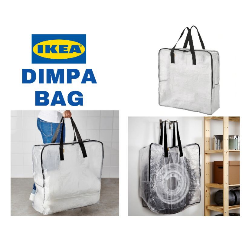 IKEA - DIMPA Storage Bag, Transparent, 65x22x65 cm