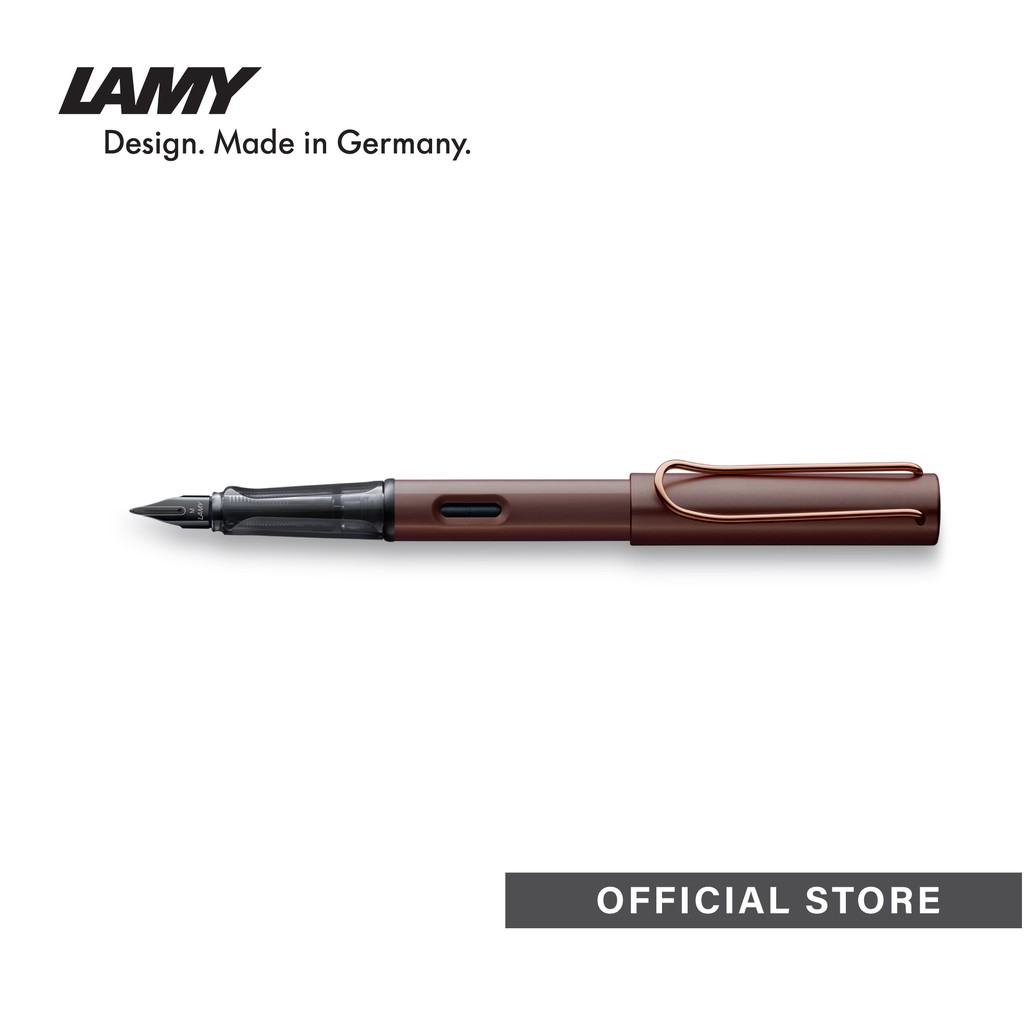 LAMY Lx Marron Fountain Pen - PVD-coated Nib & Ergonomic