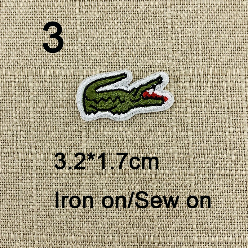 lacoste Embroidered Patches Applique logo badge armband Shopee Malaysia