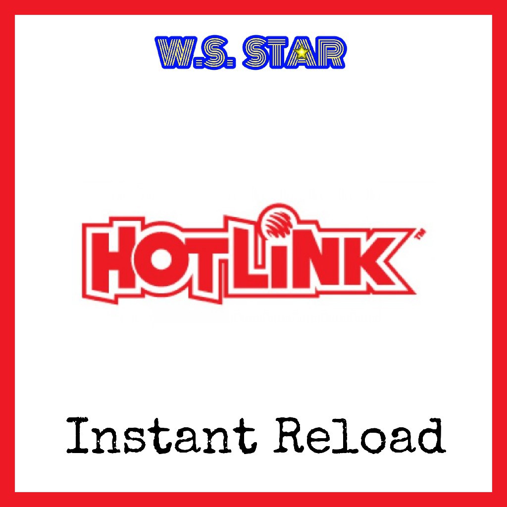 Hotlink Prepaid Instant Reload (Min RM1) | Shopee Malaysia