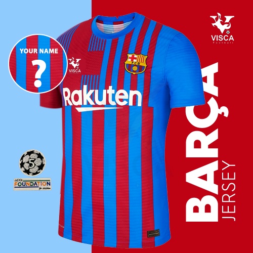 Fc barcelona jersey with best sale your name