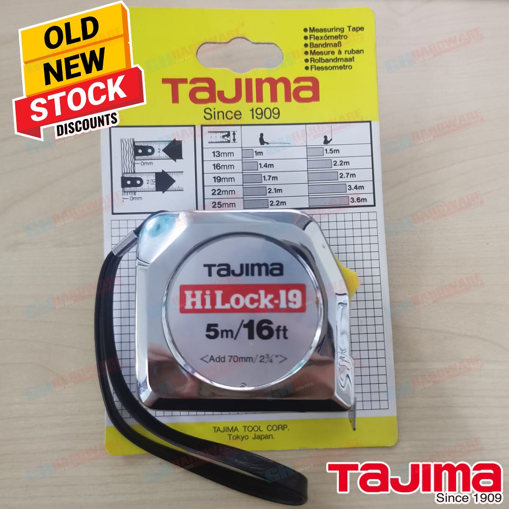 [ Gh Hardware - Old New Stock ] Tajima Short Steel Lock Type Power 