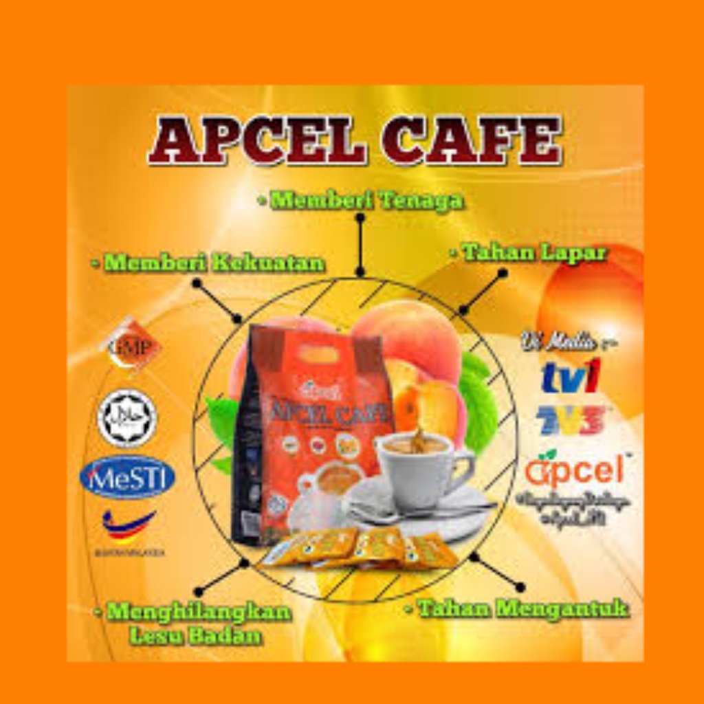 Apcel Cafe Kopi Kesihatan Sedap Dan Sihat original {20 SACHET) | Shopee ...