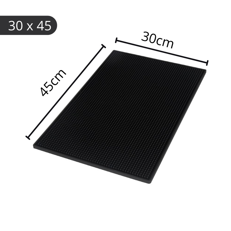 [ready Stock] Cafe Rubber Bar Mat Silicone Soft Pad Anti Slip Mat 