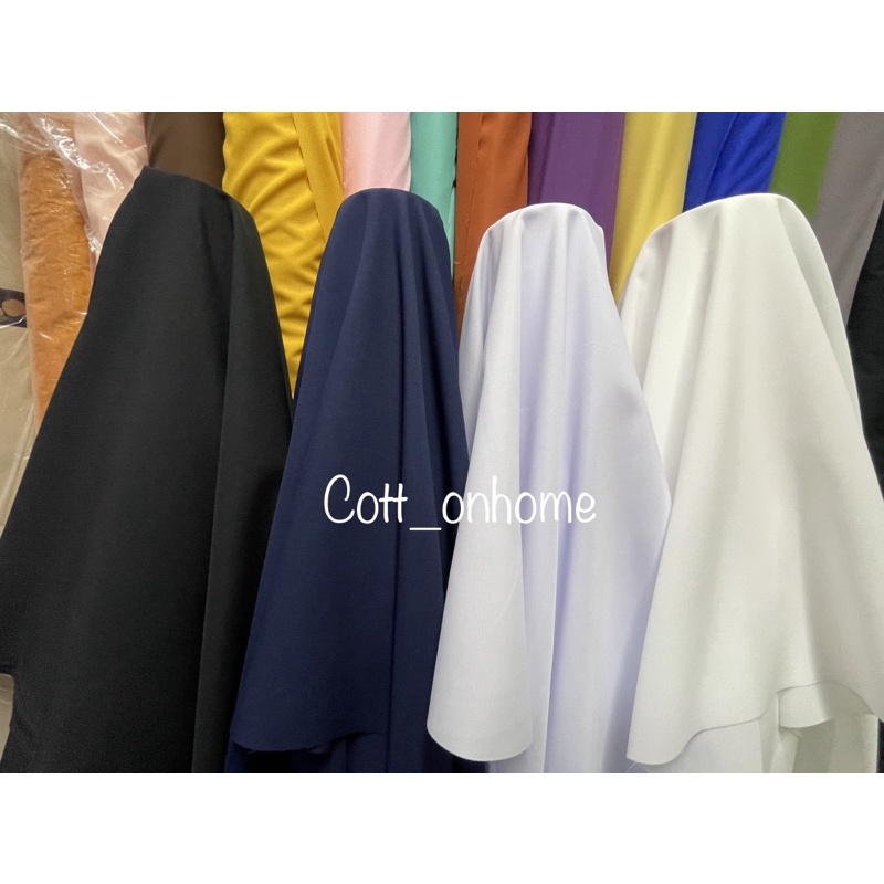 Black Meter Fabric Multipurpose Cloth By The Shawl Width 125cm | Shopee ...