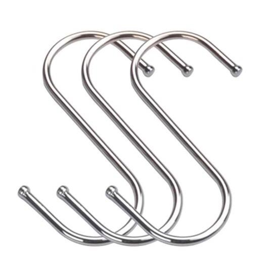 STAINLESS STEEL S SHAPE HOOK HANGING HOCK 5PCS