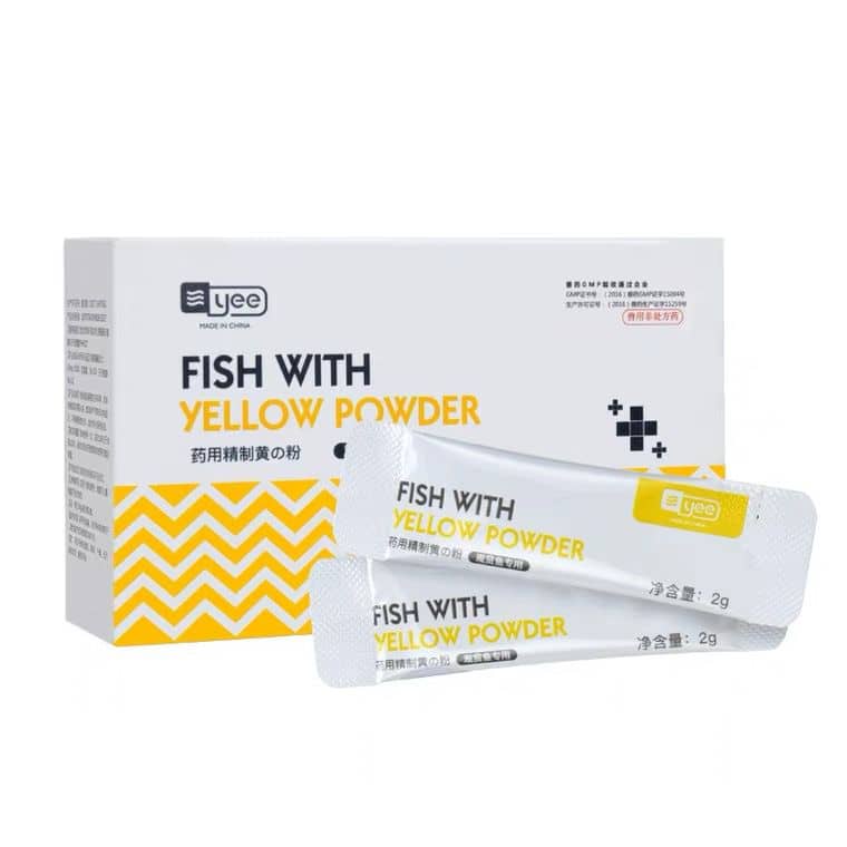 Ready Stock) Yee Medicated Yellow Powder for Fish Disease 意牌日式黄的粉 黄药粉 ...