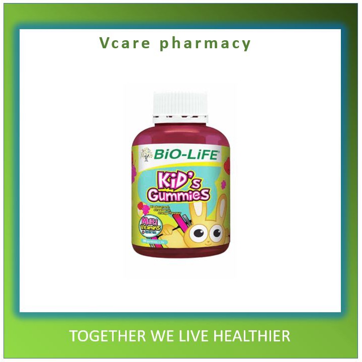 Biolife Kid's Gummies Multivitamins & Minerals 3 g (30'S/60'S) | Shopee ...