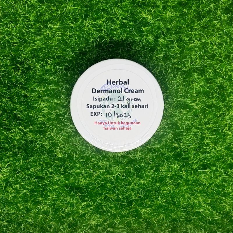 Herbal Dermanol Cream, Krim untuk luka2 haiwan kesayangan anda (Repack ...