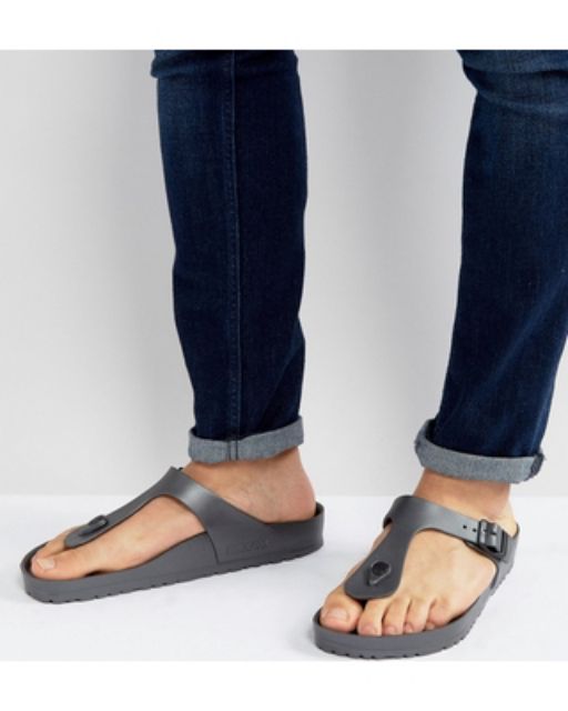 Birkenstock gizeh anthracite eva clearance