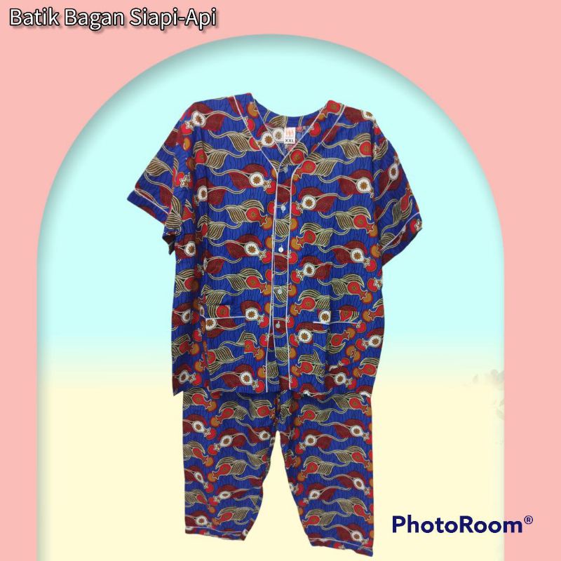 Xxl06 Batik Pajamas Chart Size XXL / Jumbo Pajamas / Jumbo Nightgowns