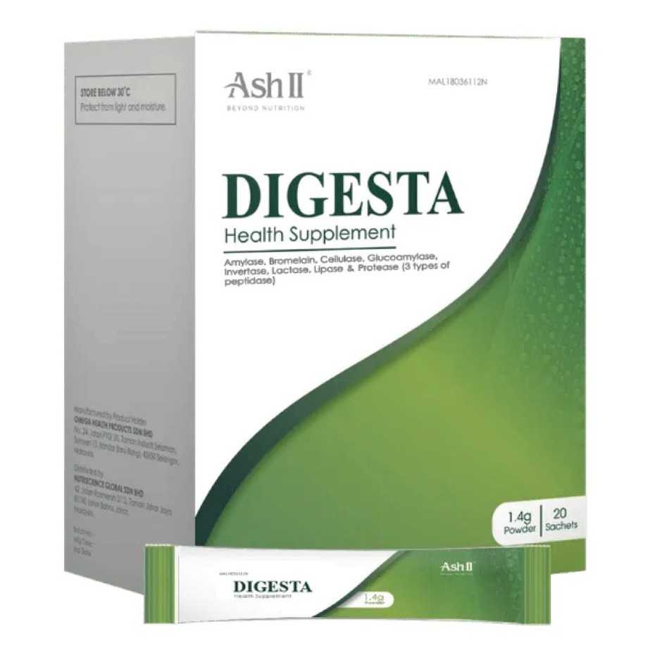 ASH II Digesta (Digestion Supplement) Shopee Malaysia