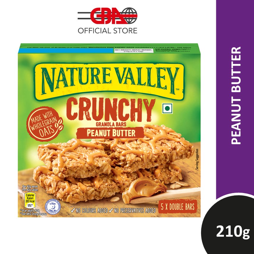 Nature Valley Crunchy Peanut Butter 5s x 42g Shopee Malaysia