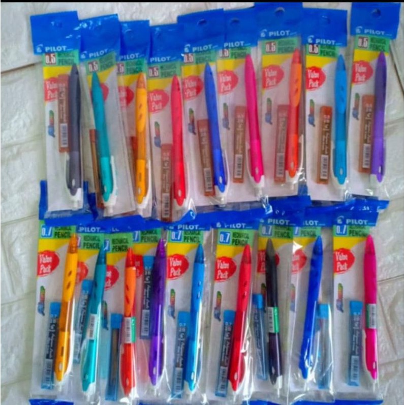 Pilot Rexgrip Mechanical Pencil 0.5 & 0.7 + free lead Shopee Malaysia