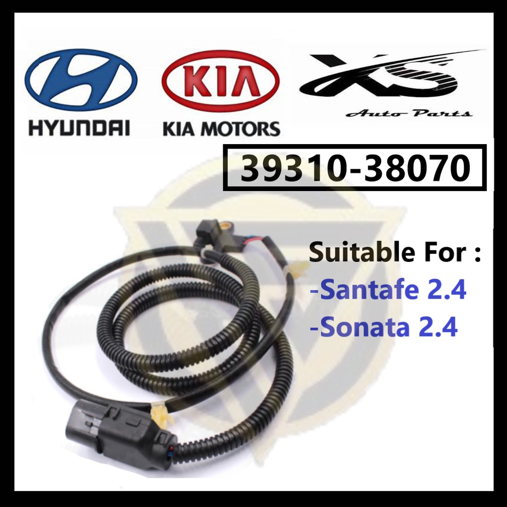 (100%GENUINE) CRANK SENSOR -HYUNDAI SONATA 2.4 /SANTA FE 39310-38070 ...