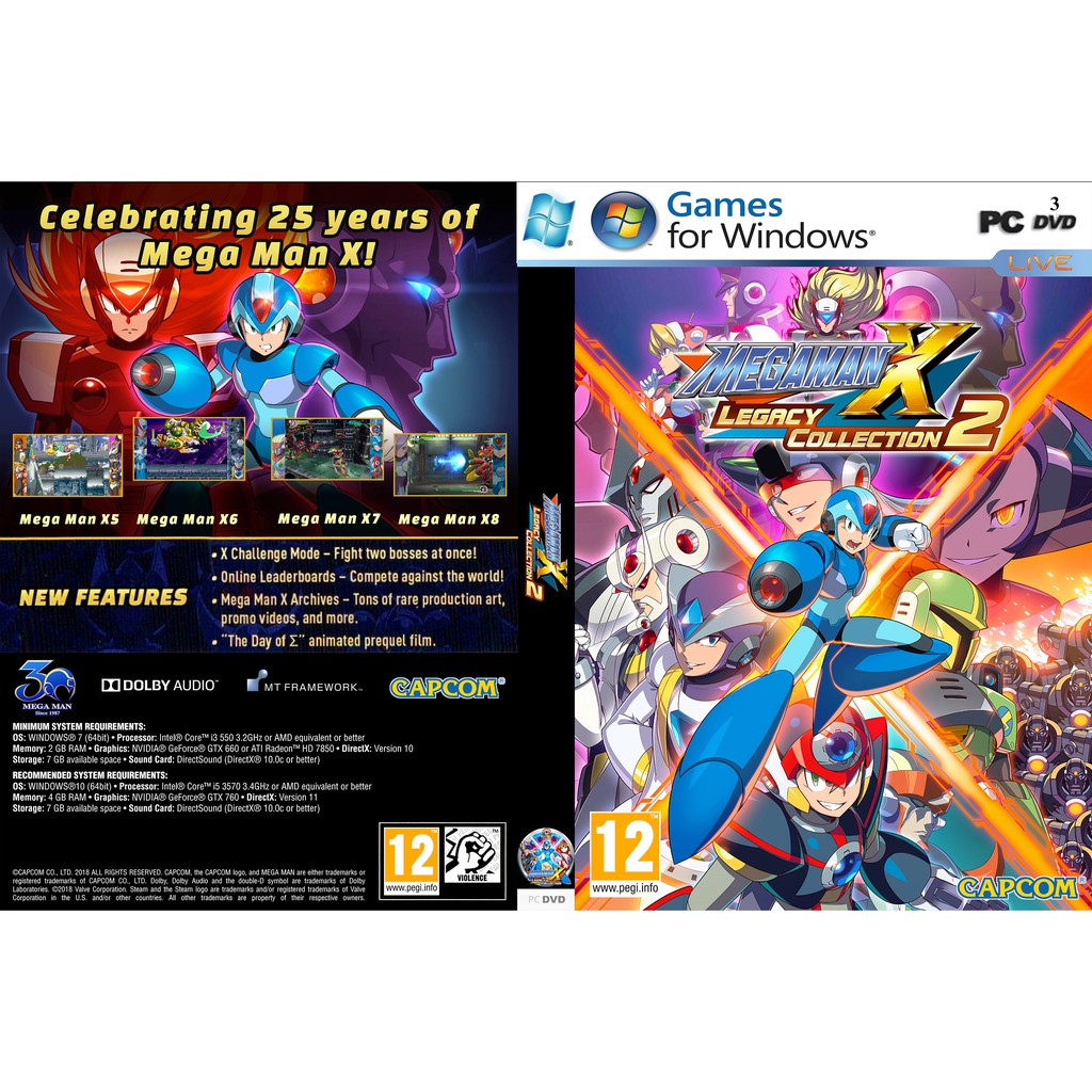 Mega Man X Legacy Collection 2 PC GAME [Offline INSTALLATION] | Shopee ...
