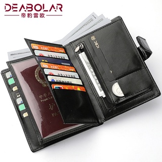 LILIN Original DEABOLAR Wallet TRAVEL Passport Large Money Card