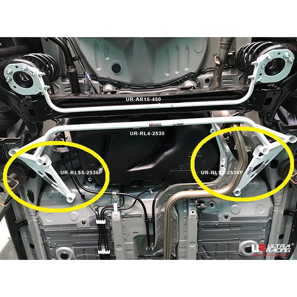 Toyota Vios NCP150 2013 Rear Lower Brace Bar 6 Points Ultra Racing RLS6