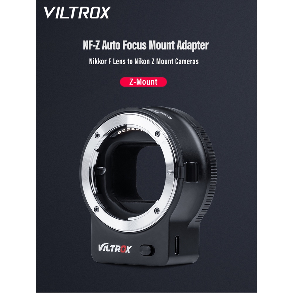 VILTROX NFZ NIKKOR F Lens to Nikon Z Camera Mount Adapter Auto Focus