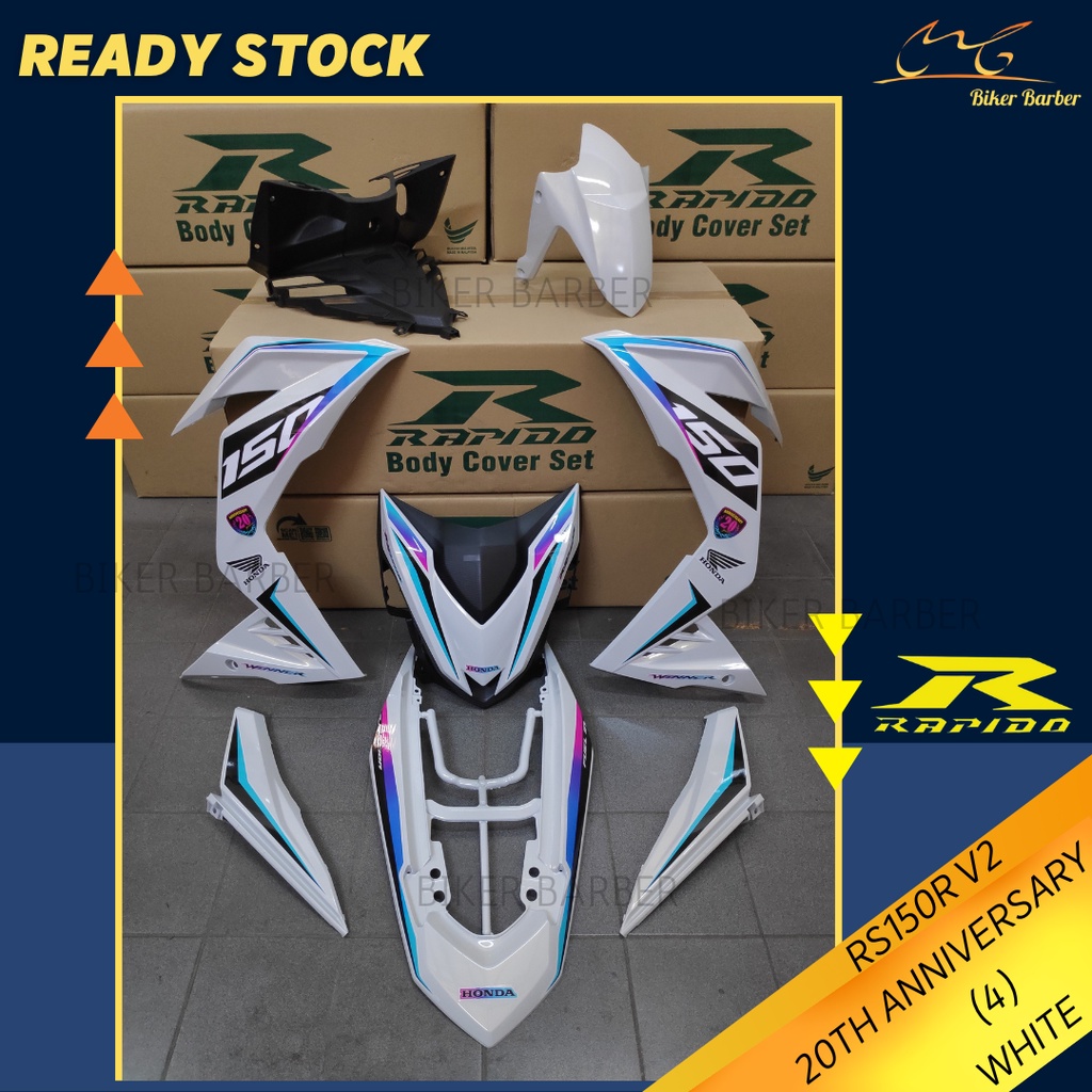 [READY STOCK] COVERSET/BODYSET HONDA RS150/RS150R V2 20TH ANNIVERSARY ...