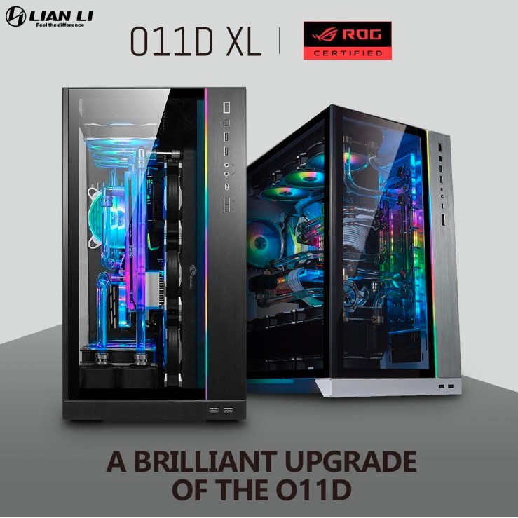 LIAN LI O11 Dynamic XL ROG Certified E-ATX Full Tower TG ALUMINIUM Casing #  [Black / White / Silver] | Shopee Malaysia