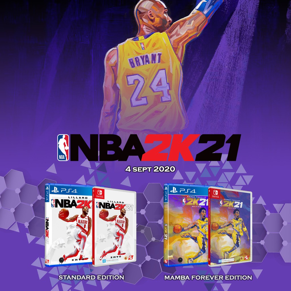 PS4 NINTENDO SWITCH NBA 2K21 STANDARD MAMBA EDITION | Shopee Malaysia