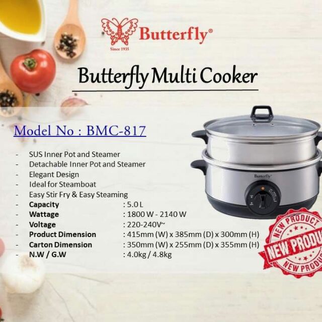 Butterfly multi deals cooker