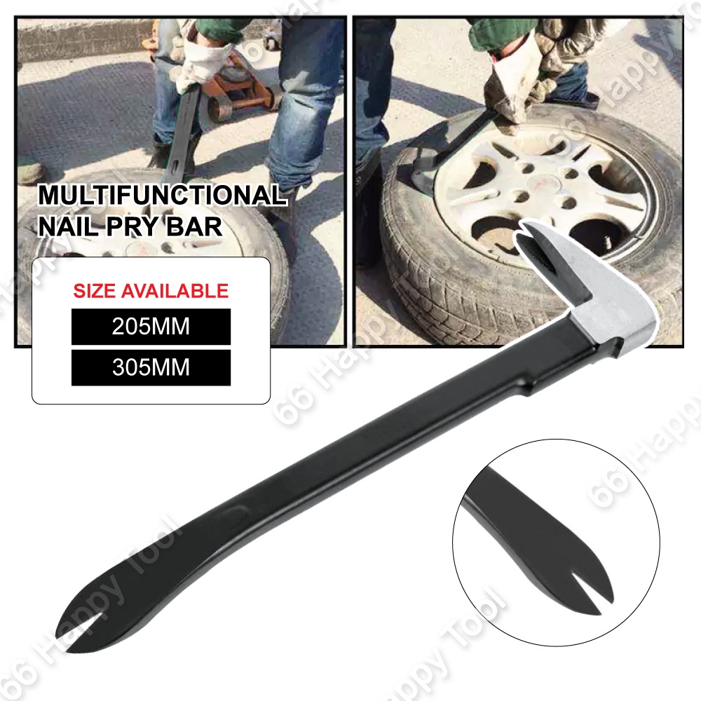 Multifunctional Nail Pry Bar Japanese 3 Way Tire Wrecking Bar