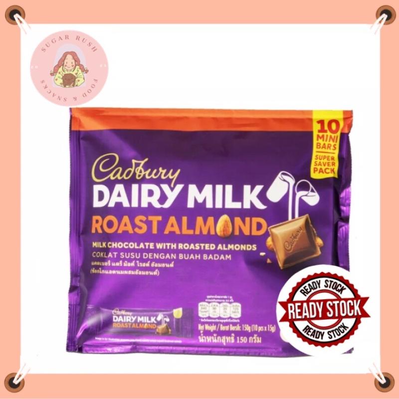 Cadbury Dairy Milk Roast Almond Chocolate Bar Bag 150g Coklat Shopee
