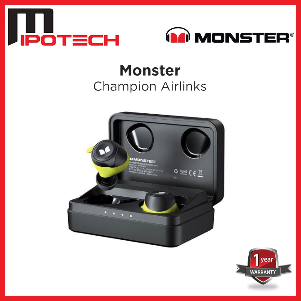 Monster champion online earbuds