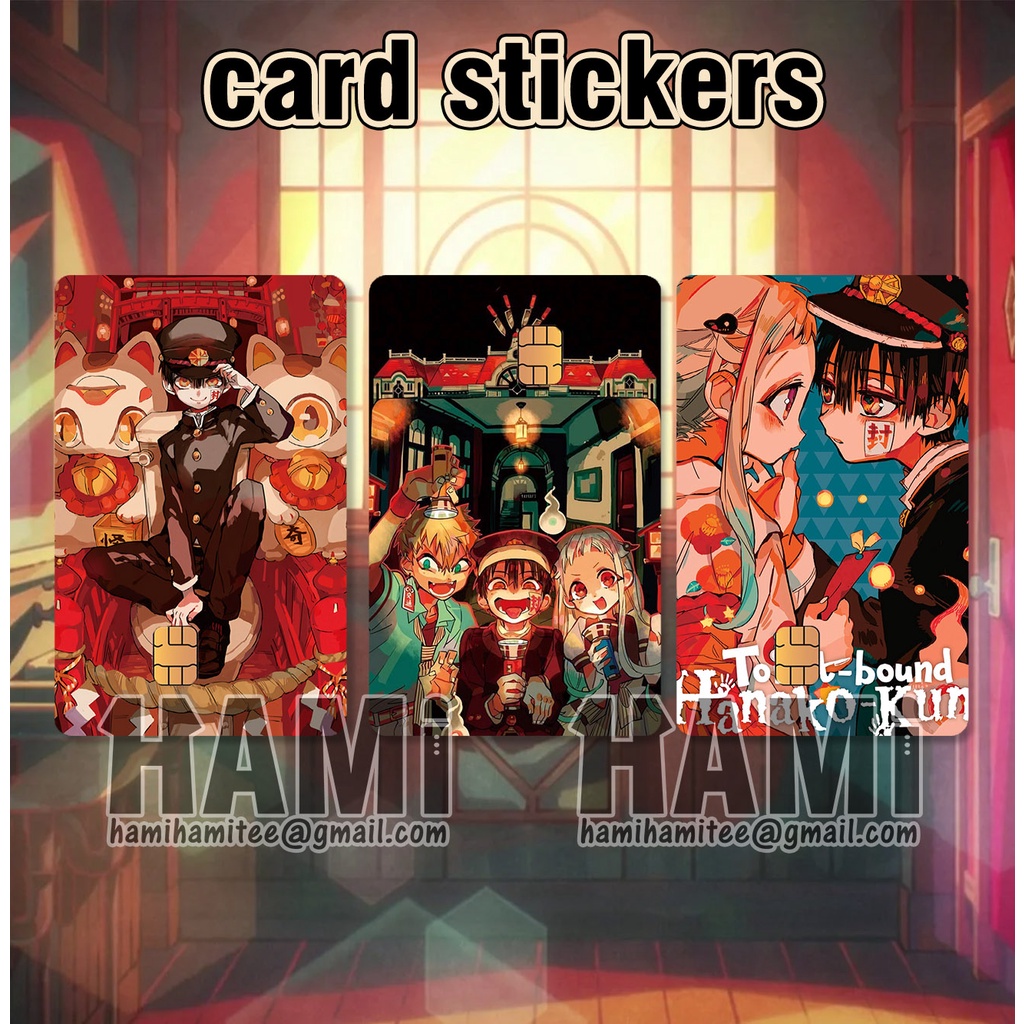 TOILET BOUND HANAKO KUN STICKER - TOILET BOUND KAD STICKER - CARD ...
