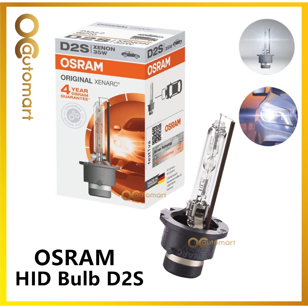 Osram Original Xenarc HID Bulb D2S 66240 ( Made in Germany ) 1Pcs ...