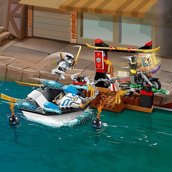 LEGO Juniors 10755 Zane s Ninja Boat Pursuit Shopee Malaysia