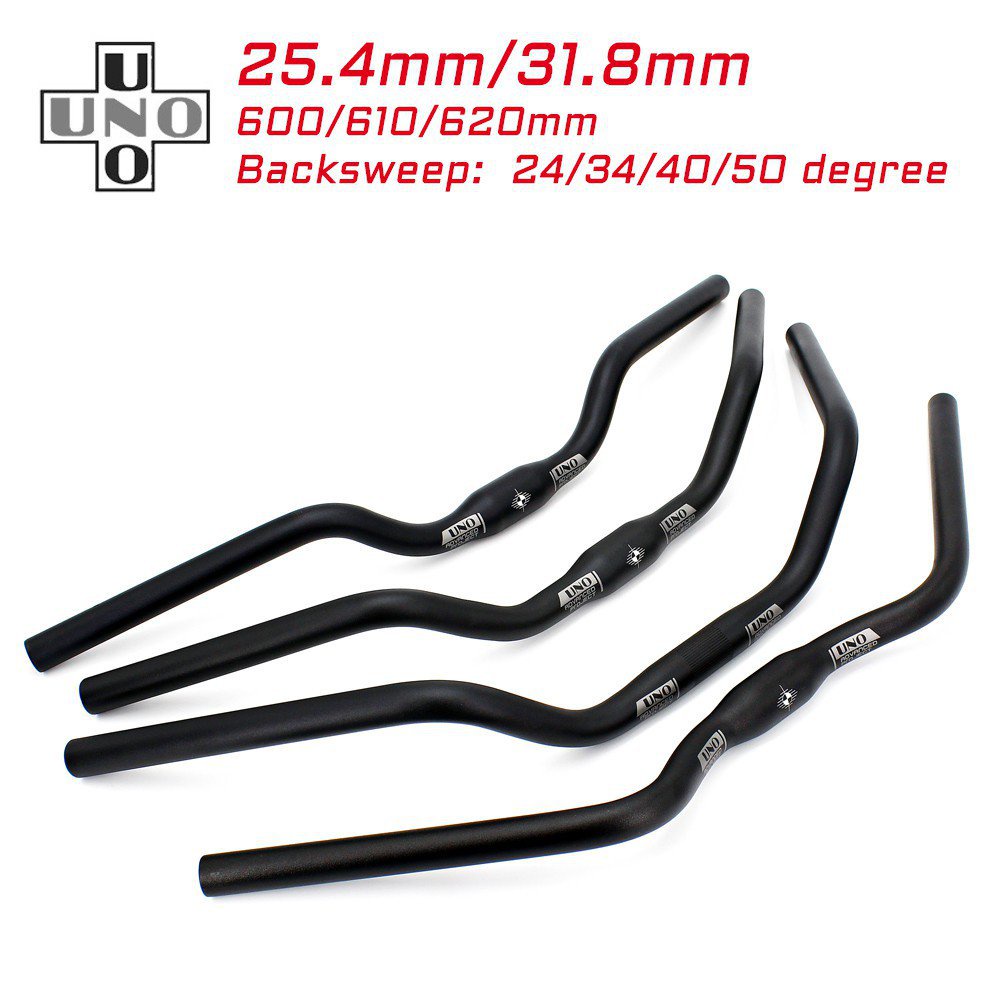 UNO Bicycle Swallow Handlebar City Road Bike Handle Bar 25.4/31.8mm M