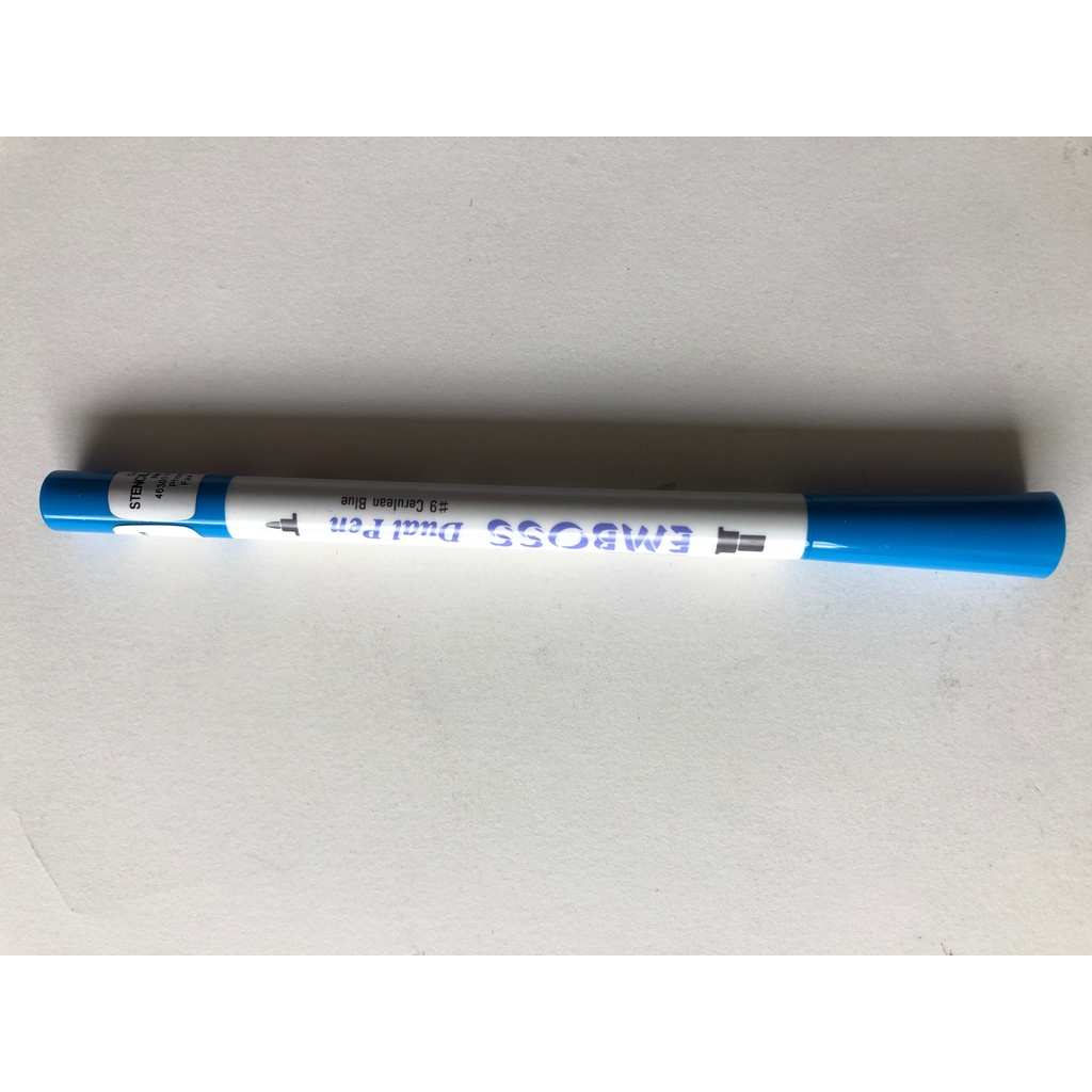 Tsukineko 9 Cerulean Blue EMBOSS Dual Pen x 2 piece Shopee Malaysia
