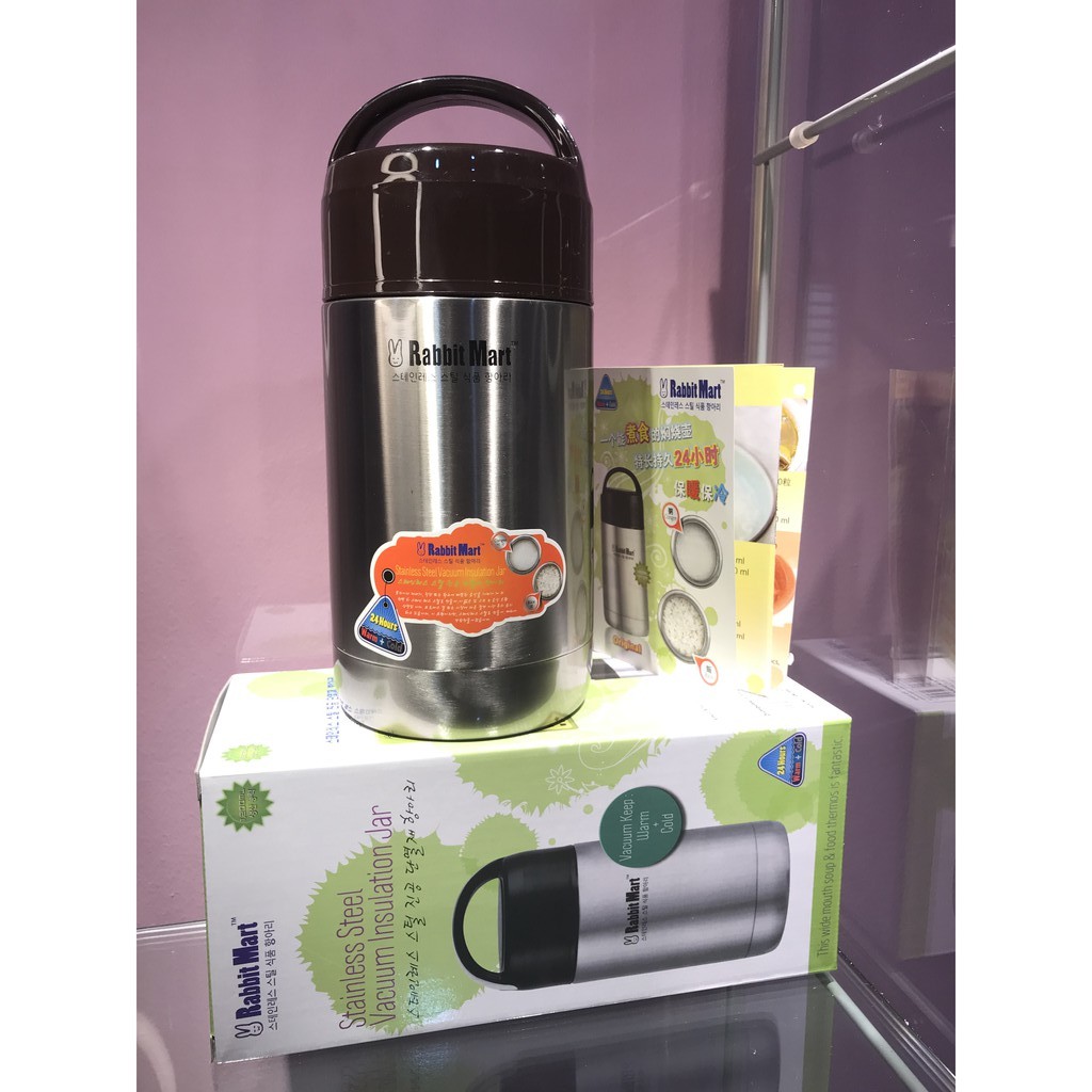 RABBIT MART STAINLESS STEEL VACUUM INSULATION