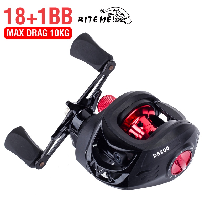 Shimano Baitcasting Fishing Reels Gear Ratio 7.2:1 Max Drag 15kg