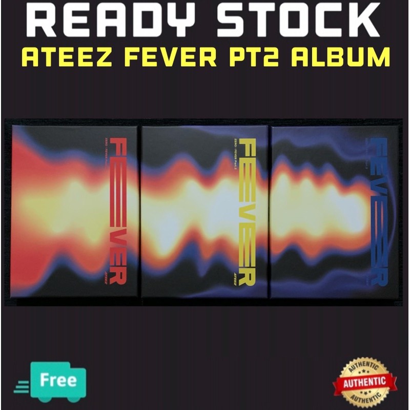 OFFICIAL ATEEZ ZERO : FEVER PART 2 ALBUM(FULL SET) | Shopee Malaysia