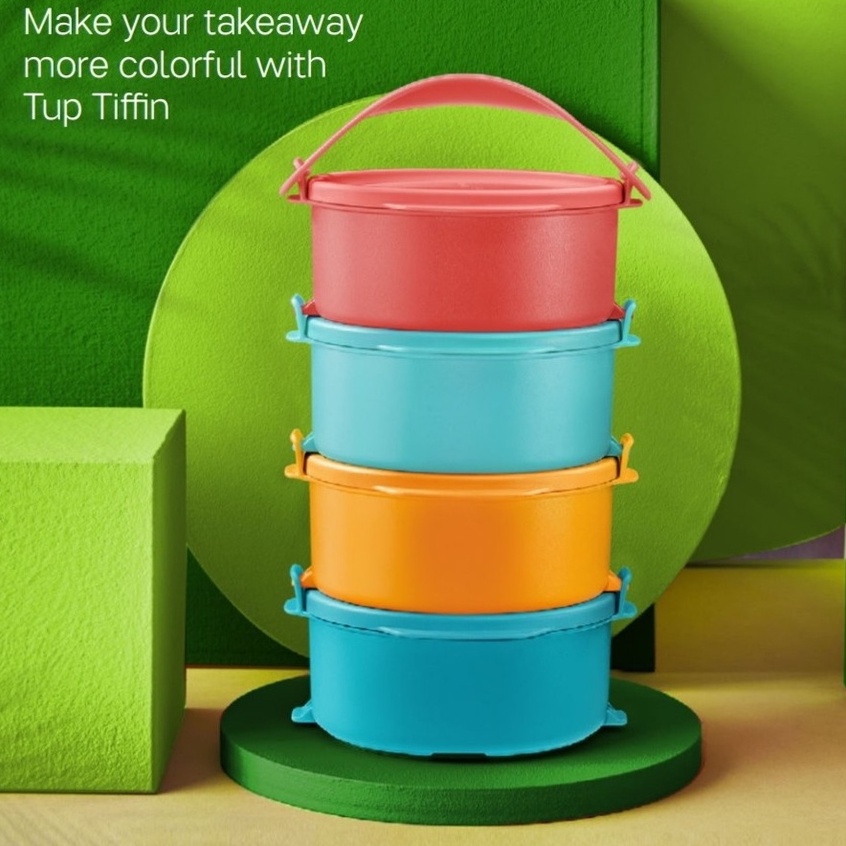 READY STOCK🔥PAYLESS 90x Tupperware Brands Tup Tiffin Set 550ml /🔥New ...