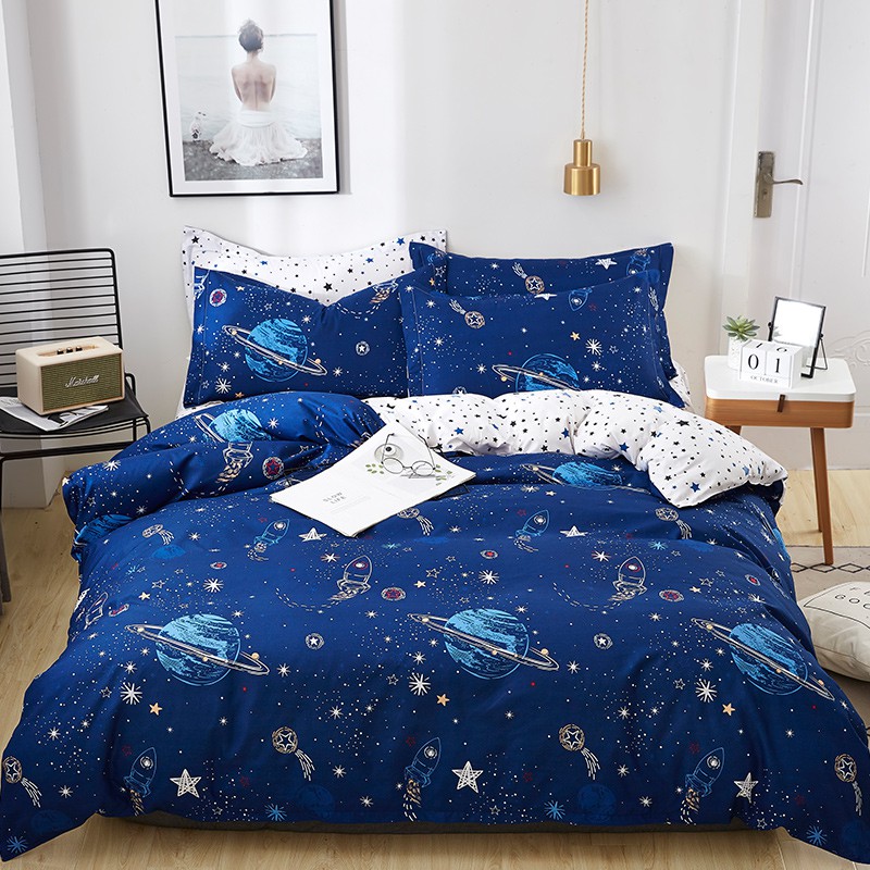 Space Roaming 3/4in1 Polyester Fabric Bed Line Kid/Adult Active ...